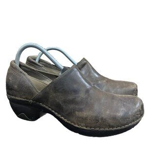 Patagonia Better Clogs Womens Sz 10 Espresso Leather Slip On Mule Comfort Boho